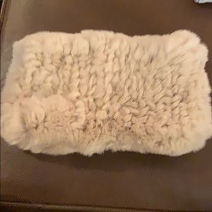 Rex Rabbit Fur Headband - Timeless Tan